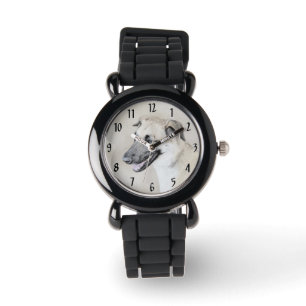 Montre Chinook (oreilles d'hélicoptère) Peinture - Chien