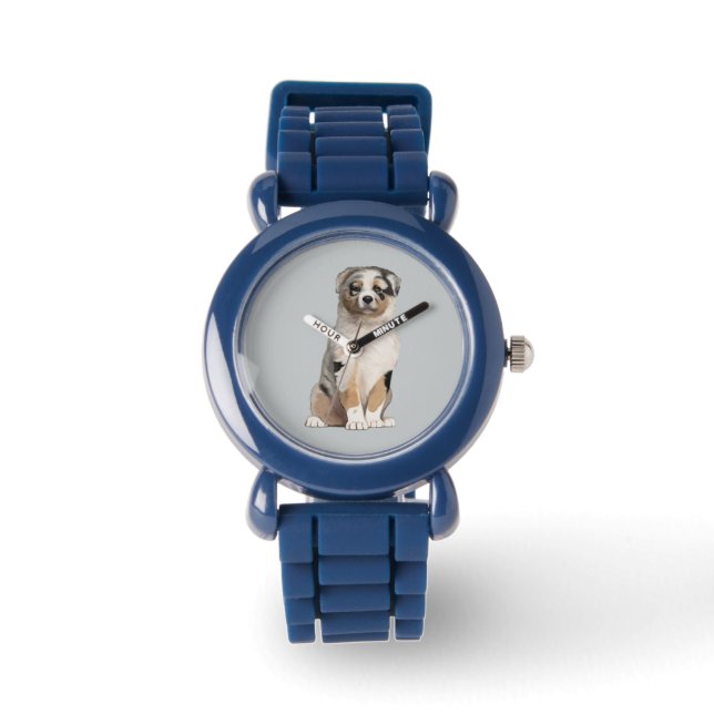 Montre Chiot de berger australien (Recto)