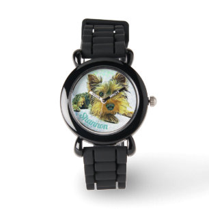 Montre Chiot en pastel fait sur commande Yorkie Yorkshire