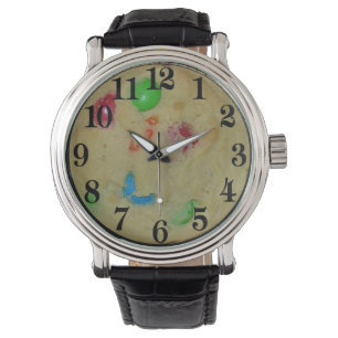 Montre Chocolat Bonbons pièce Cookie Fun Nouveauté Regard