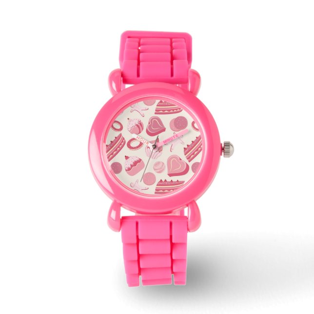 Montre Chocolat et pâtisseries motif 2 (Recto)