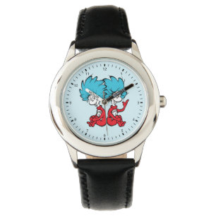Montre Chose Un et Chose Deux du Chat au Chapeau