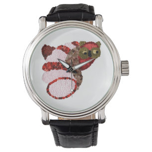 Montre Chouette en cuir