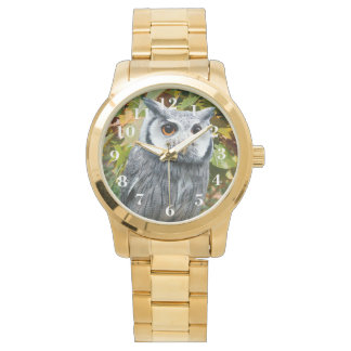 Montre Chouette et Feuilles
