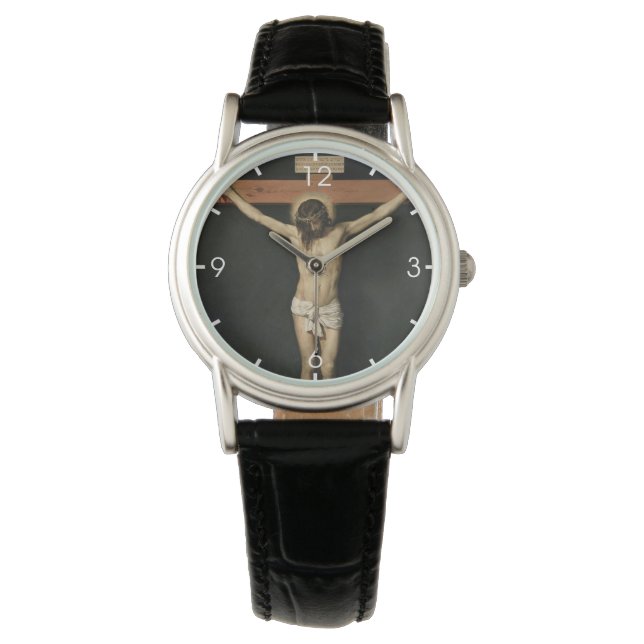 Montre Christ crucifié sur la Croix (foi) (Vélasquez) (devant)