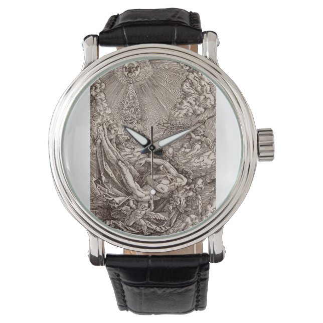 Montre Christ né au ciel par les anges (devant)