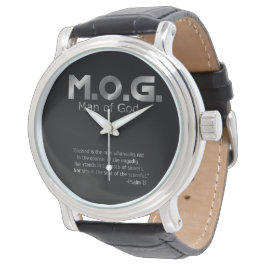 Montre Christian Prophète homme d'argent de DIEU PSALM 1: