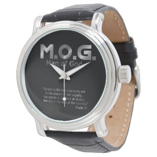 Montre Christian Prophète homme d'argent de DIEU PSALM 1: