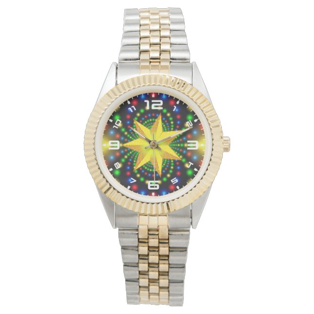 Montre Christmas Star Fractal Design-29440 (devant)