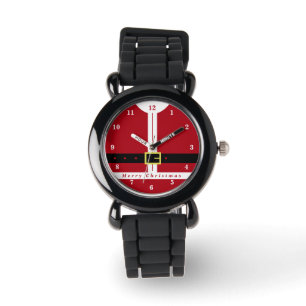 Montre Christmas Watch Cadeau Funny Santa Claus Design