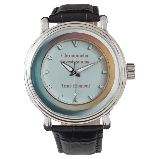 Montre Chronometer Investigations Time Element Watch (devant)