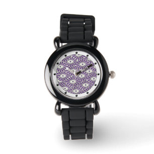 Montre Chrysanthème élégant traditionnel japonais motif