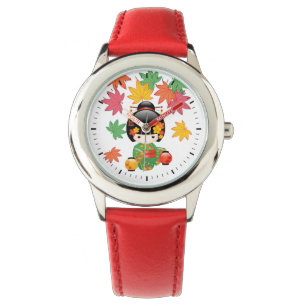 Montre Chute Poupée Kokeshi - Green Kimono Geisha Girl