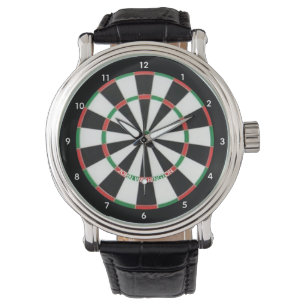 Montre Cible de flechettes personnalisée