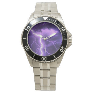 Montre ciel magnifique, tonnerre