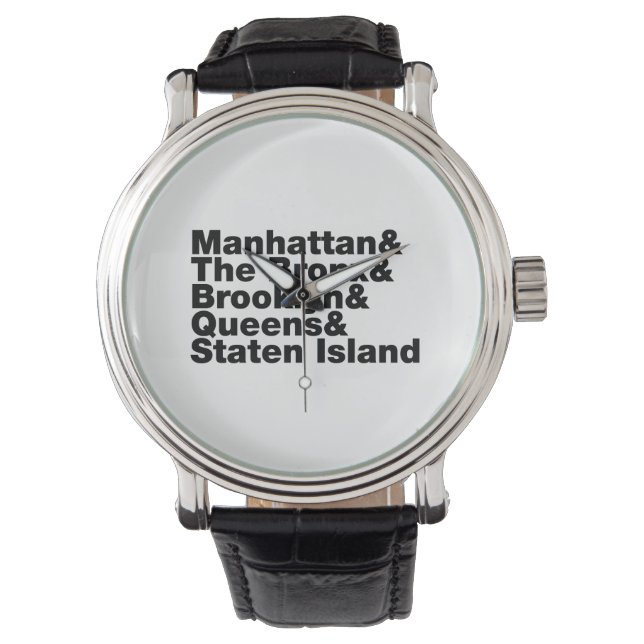 Montre Cinq Boroughs ~ New York (devant)