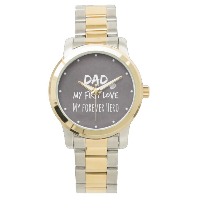 Montre Citation de papa et de fille : Premier amour, Héro (devant)