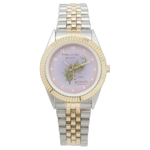 Montre Citation Inspirationnelle de la paix intérieure