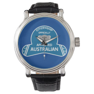Montre Citoyenneté australienne Aussie Citoyen à deux t