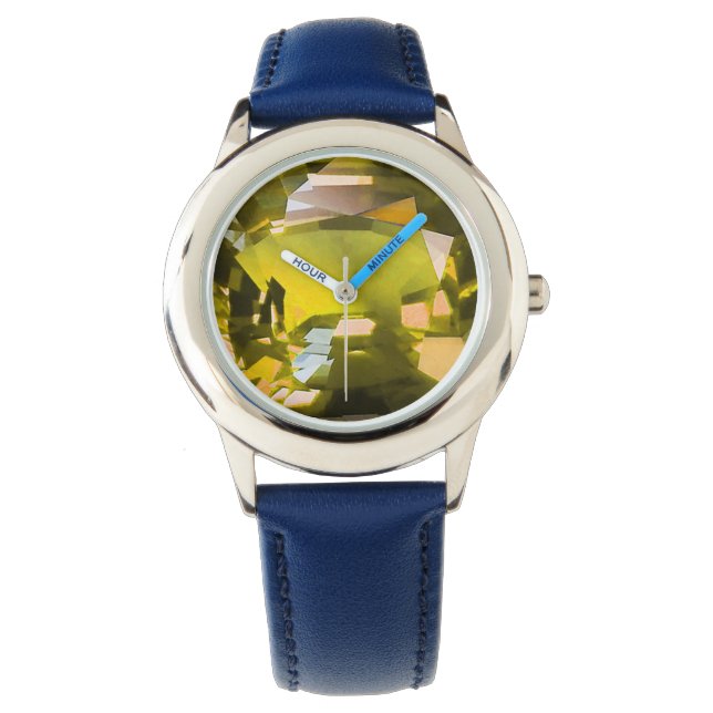 Montre Citrine Gemstone Jaune (devant)