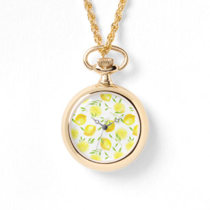 Montre Citrons et feuilles