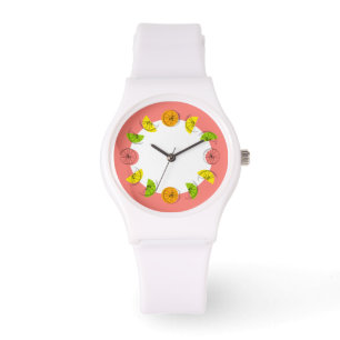 Montre Citrus Circle Rose