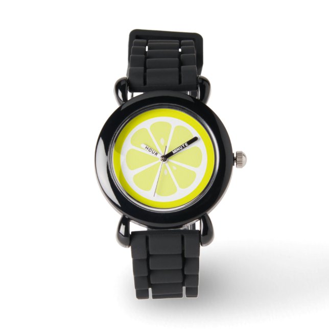 Montre Citrus en tranches de citron (Recto)