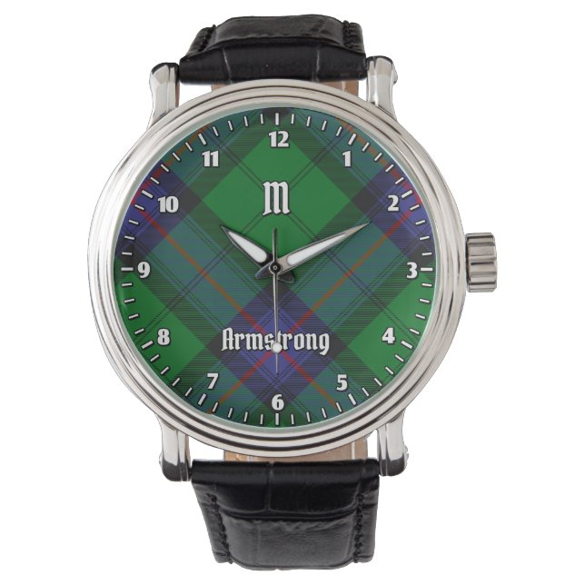 Montre Clan Armstrong Tartan (devant)