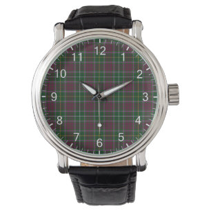 Montre Clan Classic Sans Temps Carruthers Tartan Plaid Ca