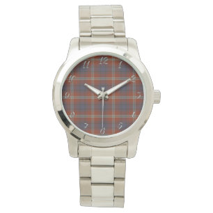 Montre Clan classique intemporel Ainslie Plaid Tartan Cad