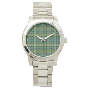 Montre Clan classique intemporel Allan Tartan Plaid Cadea