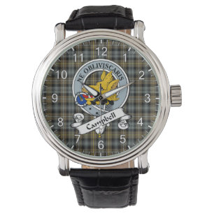 Montre Clan classique intemporel Campbell Argyll Patiné (