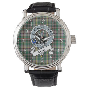 Montre Clan classique intemporel Craig Ancien Badge Tarta