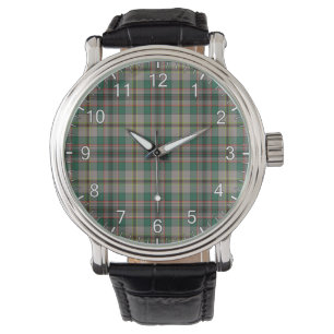 Montre Clan classique intemporel Craig Tartan ancien Plai