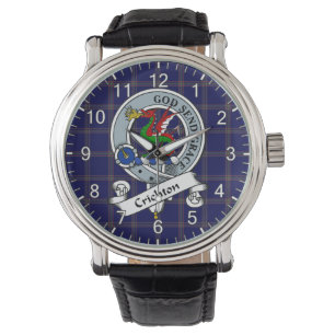 Montre Clan classique intemporel Crichton Badge Tartan Wa
