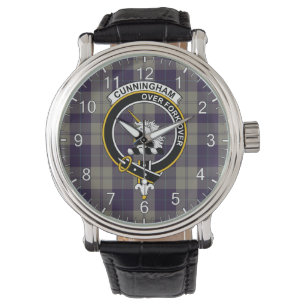 Montre Clan classique intemporel Cunningham robe bleu Tar