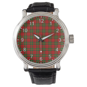 Montre Clan classique intemporel Dunbar Tartan Plaid Cade