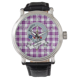 Montre Clan classique intemporel Dunlop Dress Badge Tarta