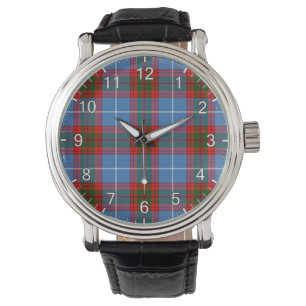 Montre Clan classique intemporel Edinburgh Tartan Plaid G