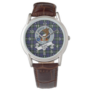 Montre Clan classique sans temps Baird Badge Tartan Plaid