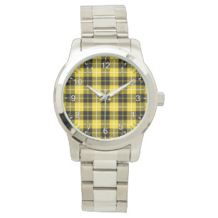 Montre Clan classique sans temps Barclay Tartan Plaid Cad