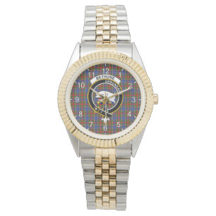 Montre Clan classique sans temps Bethune Tartan Badge Pla