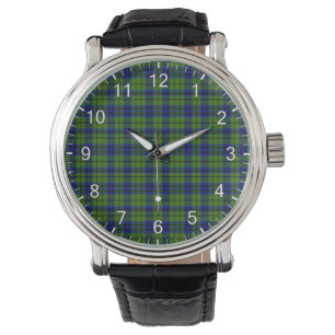 Montre Clan classique sans temps Dixon Tartan Plaid Cadea