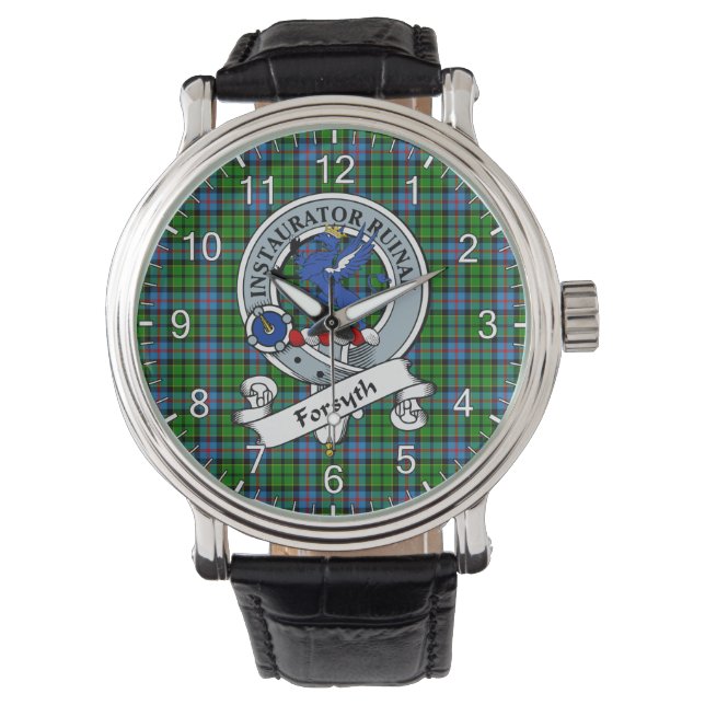 Montre Clan Classique Sans Temps Forsyth Insigne Moderne  (devant)