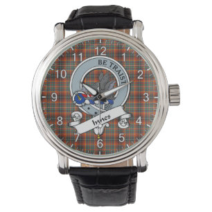 Montre Clan Classique Sans Temps Innes Ancien Badge Tarta