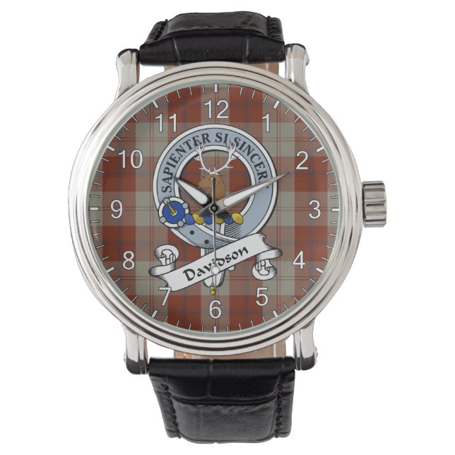 Montre Clan Davidson classique, sans temps Badge Dress Da (devant)