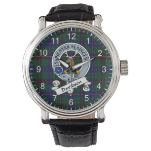 Montre Clan Davidson intime classique Badge Tartan Watch
