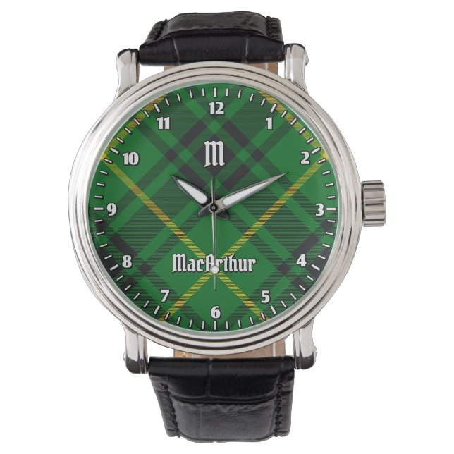 Montre Clan MacArthur Tartan (devant)