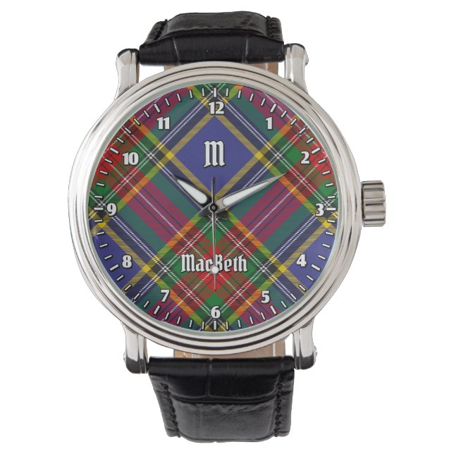 Montre Clan MacBeth Tartan Watch (devant)