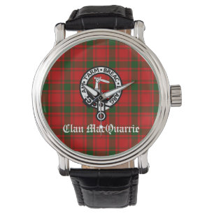 Montre Clan MacQuarrie Tartan et Crest